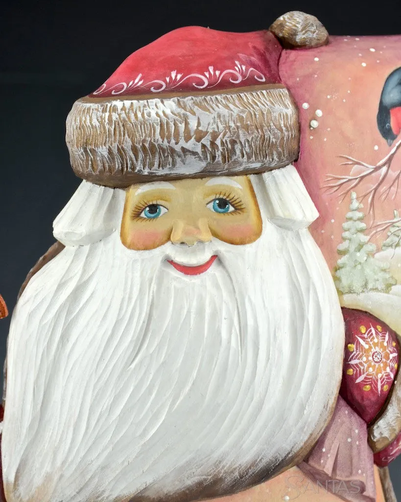 12.5 inch Russian Santa Presenting Christmas Gifts