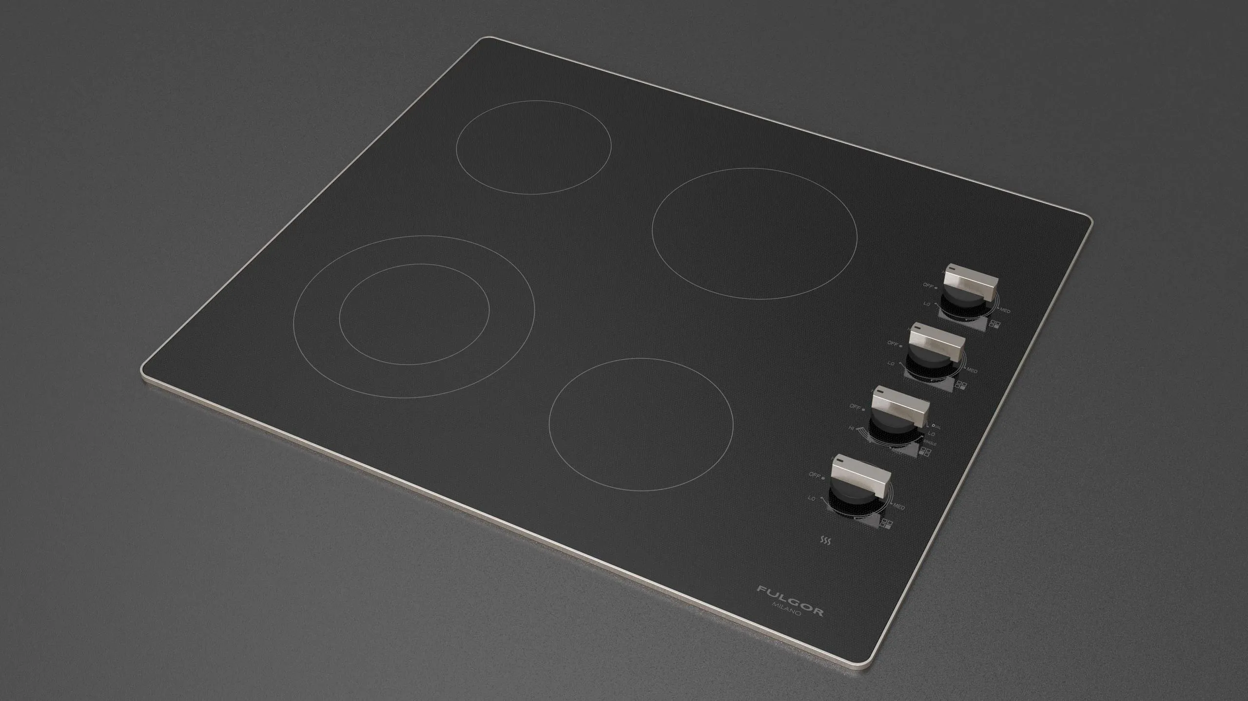 24" RADIANT COOKTOP WITH KNOBS - (F3RK24S2)