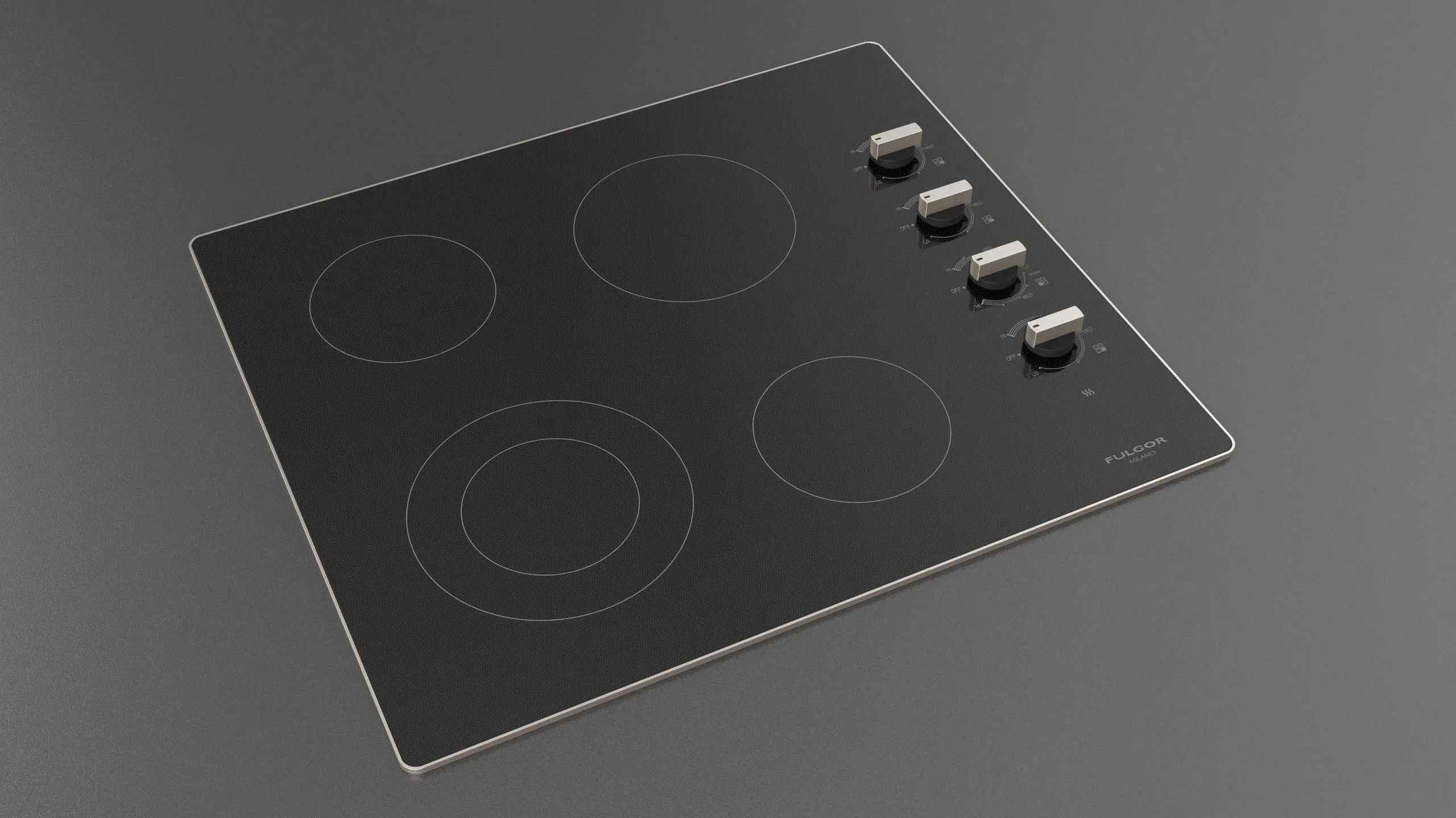 24" RADIANT COOKTOP WITH KNOBS - (F3RK24S2)