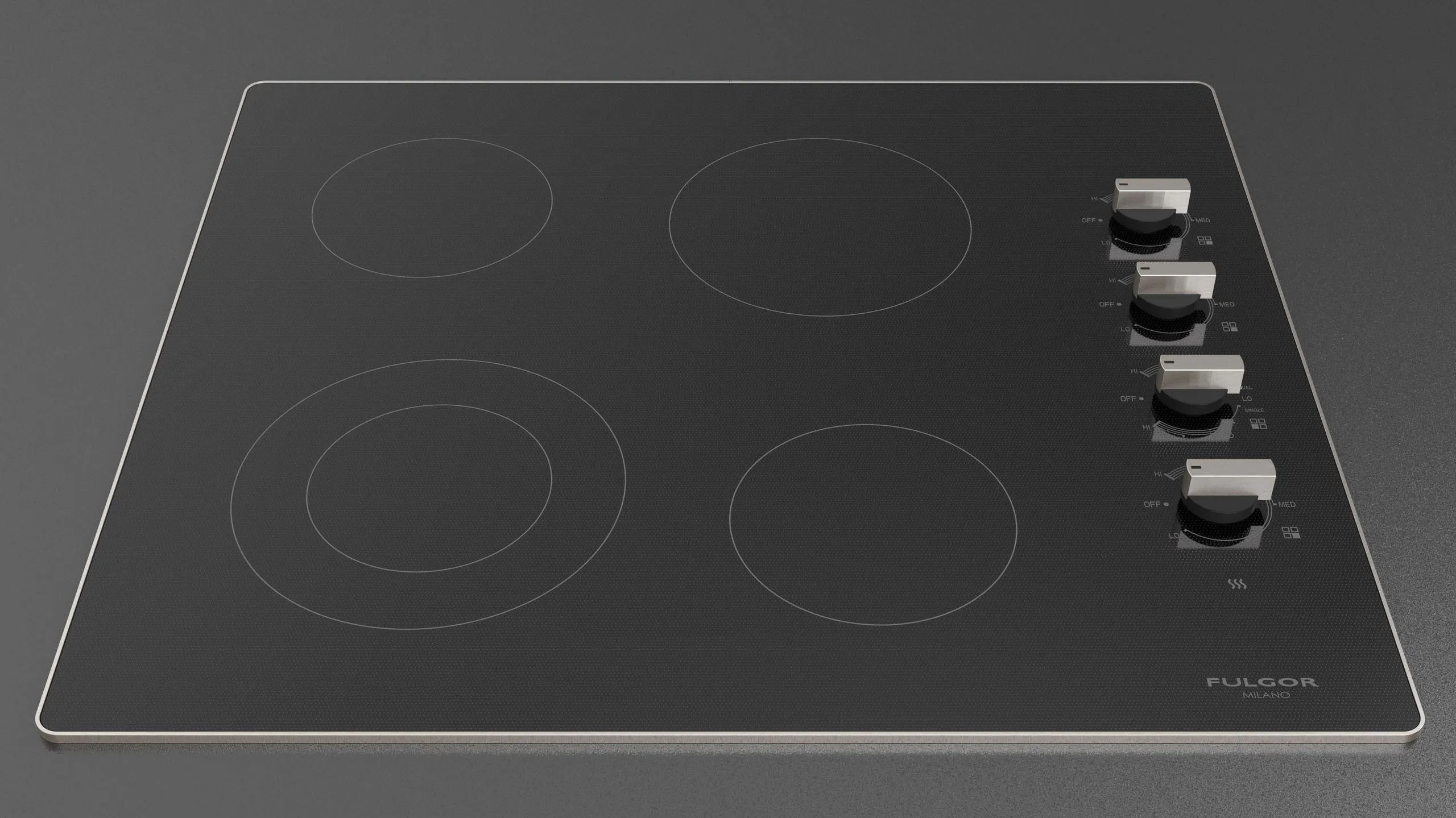 24" RADIANT COOKTOP WITH KNOBS - (F3RK24S2)