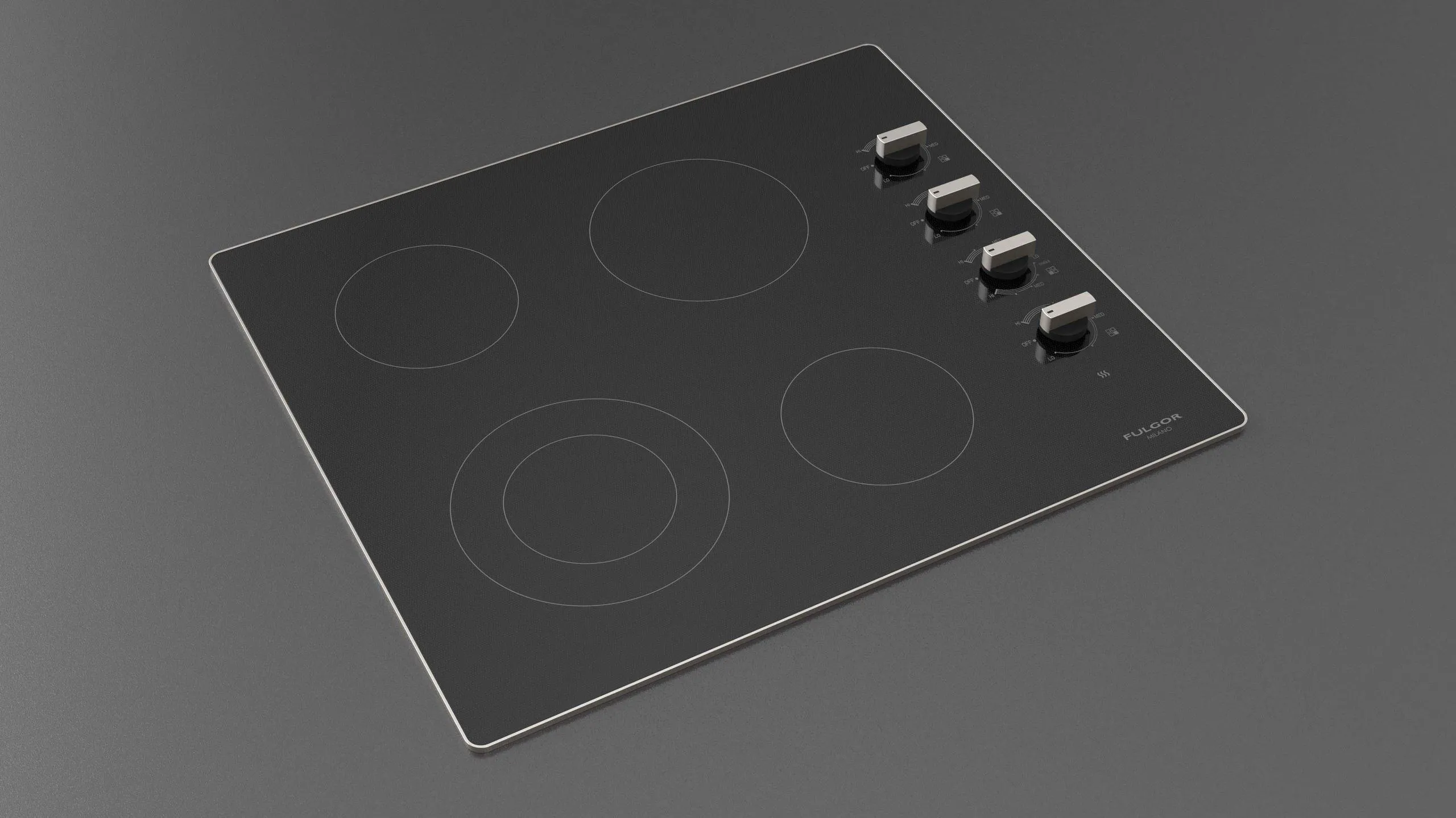 24" RADIANT COOKTOP WITH KNOBS - (F3RK24S2)