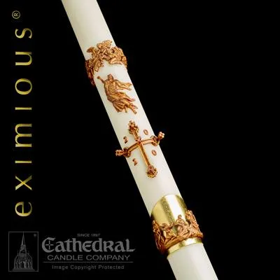 3" x 48" Mount Olivet Eximious Paschal Candle