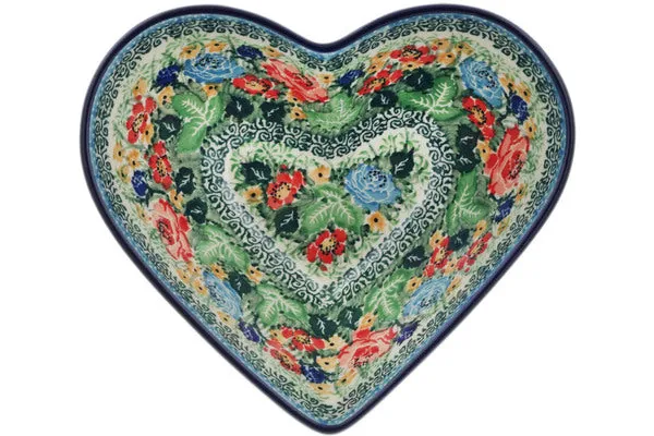 7" Heart Shaped Bowl - Splendid Meadow