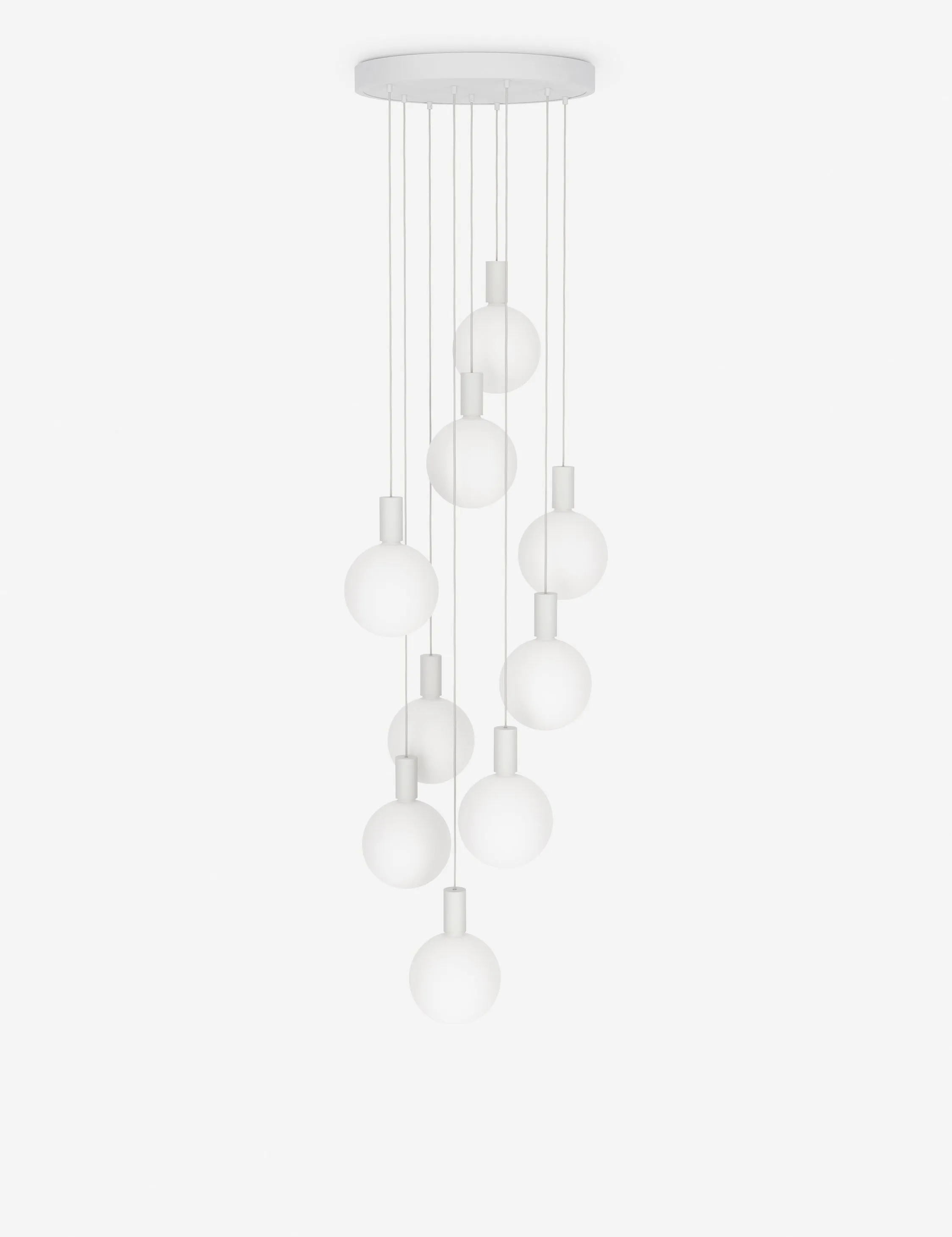 Alumina 9-Light Pendant Light by Tala