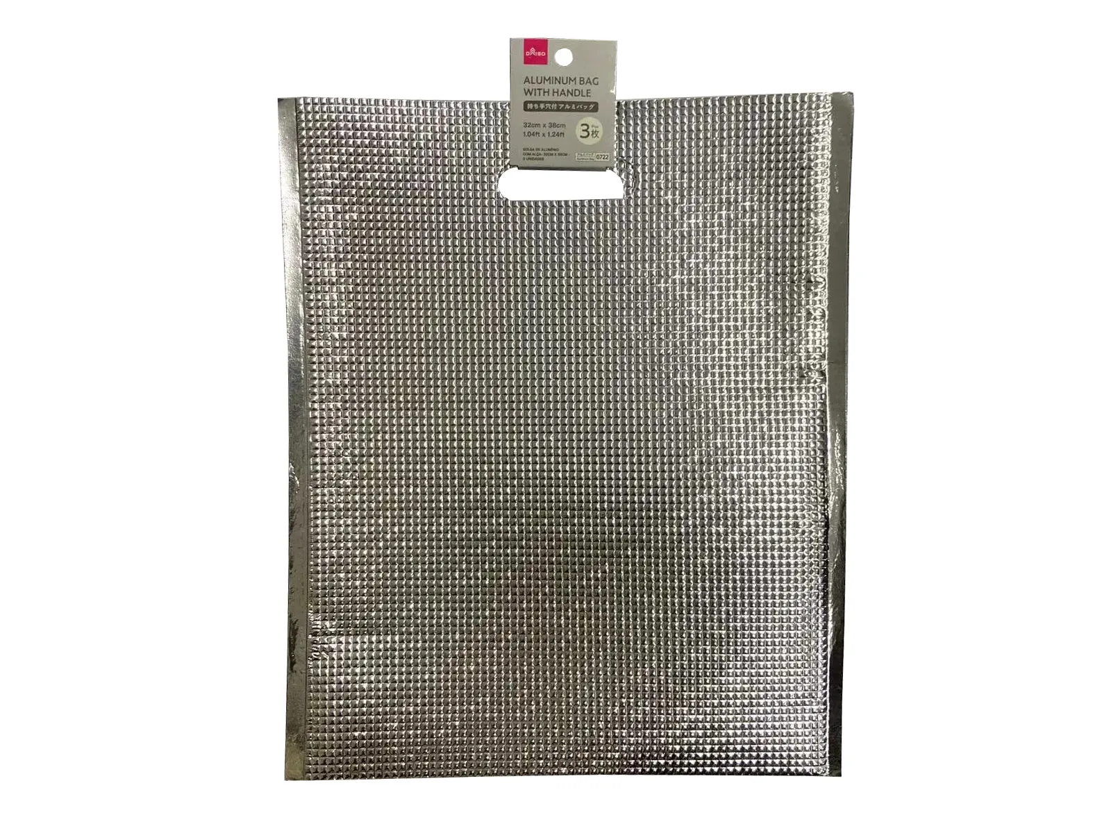 Aluminum Bag with Handle 32cm x 38cm