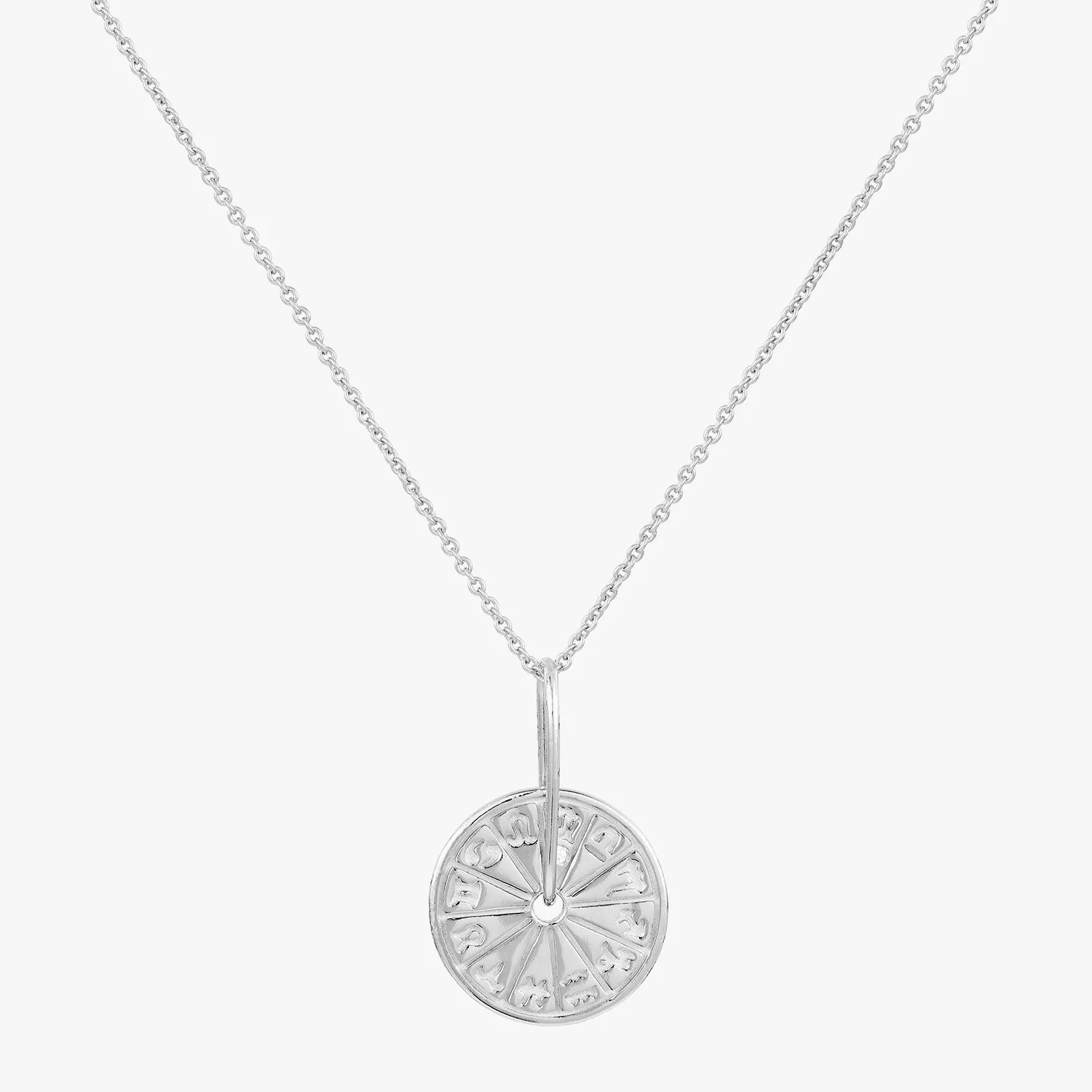 Amulet Wheel Charm Necklace