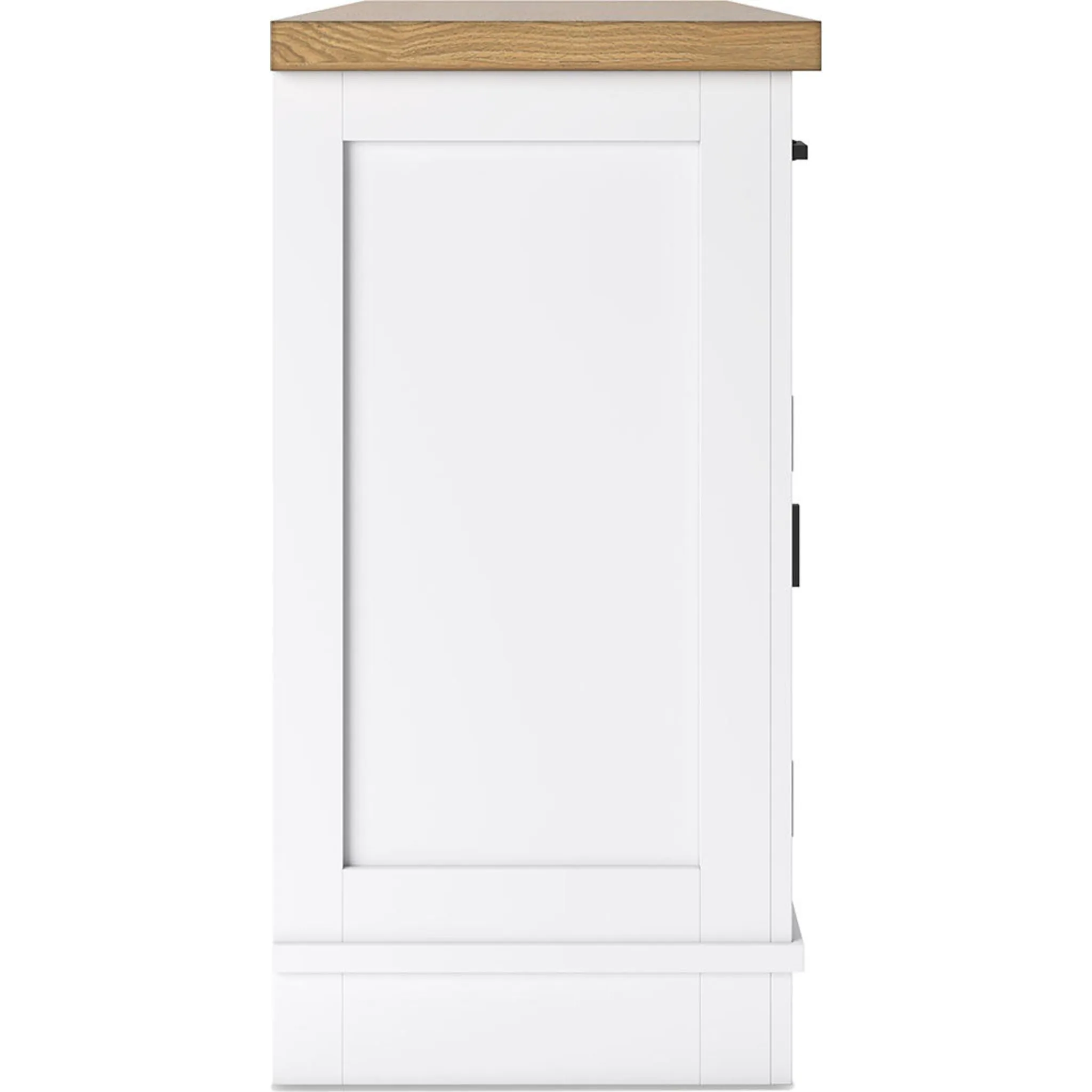 Ashbryn Dining Server - White/Natural - (D844-60)