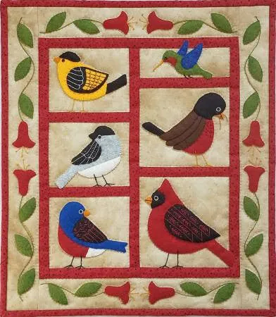 Backyard Birds Wall Quilt