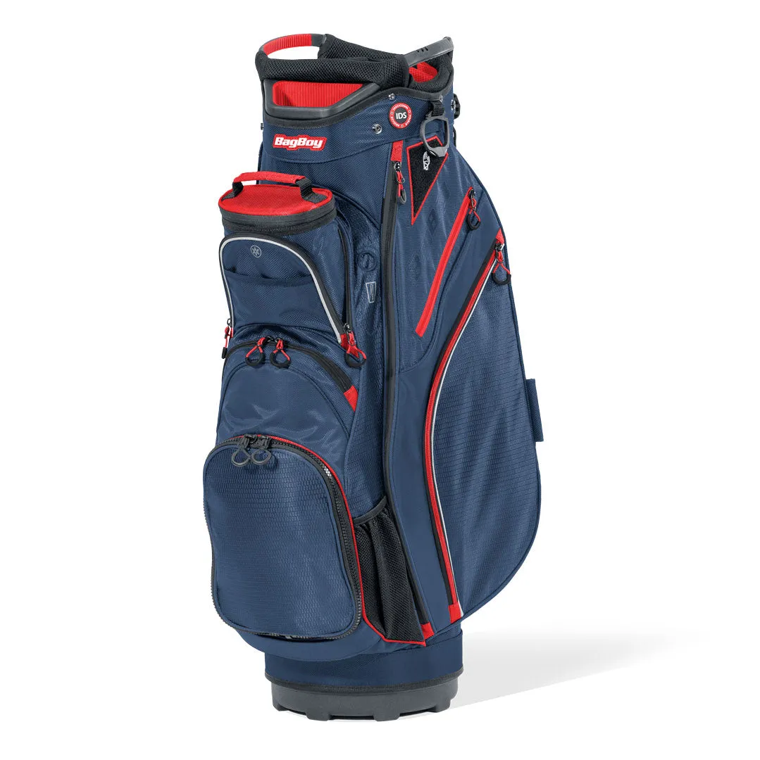 BagBoy Chiller Golf Cart Bag Navy/Red/White