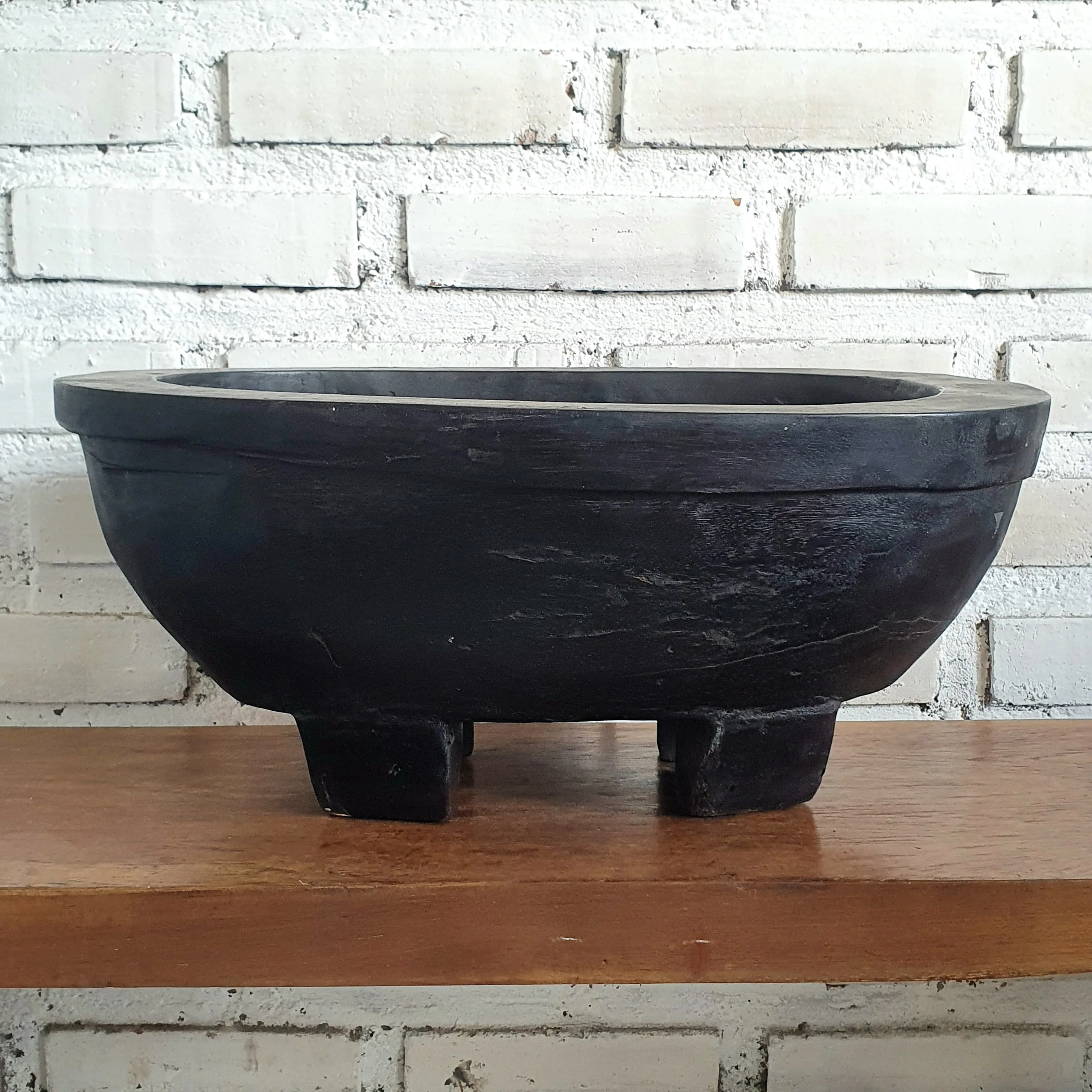 Black Wooden Tray