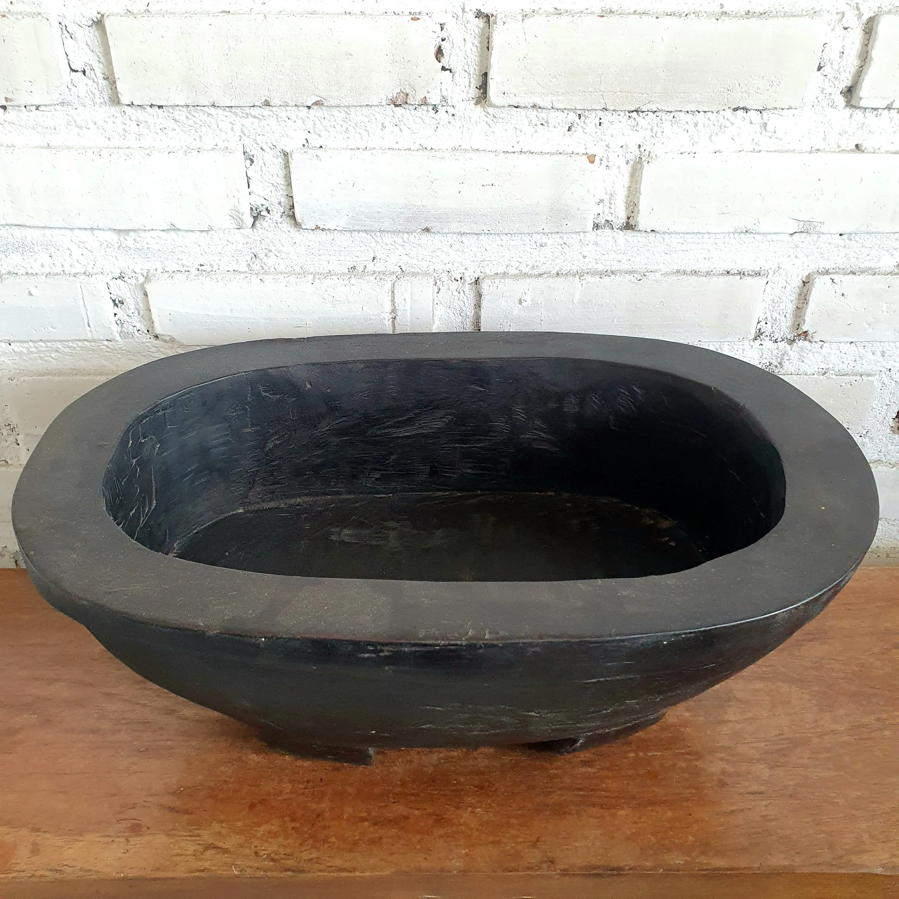 Black Wooden Tray