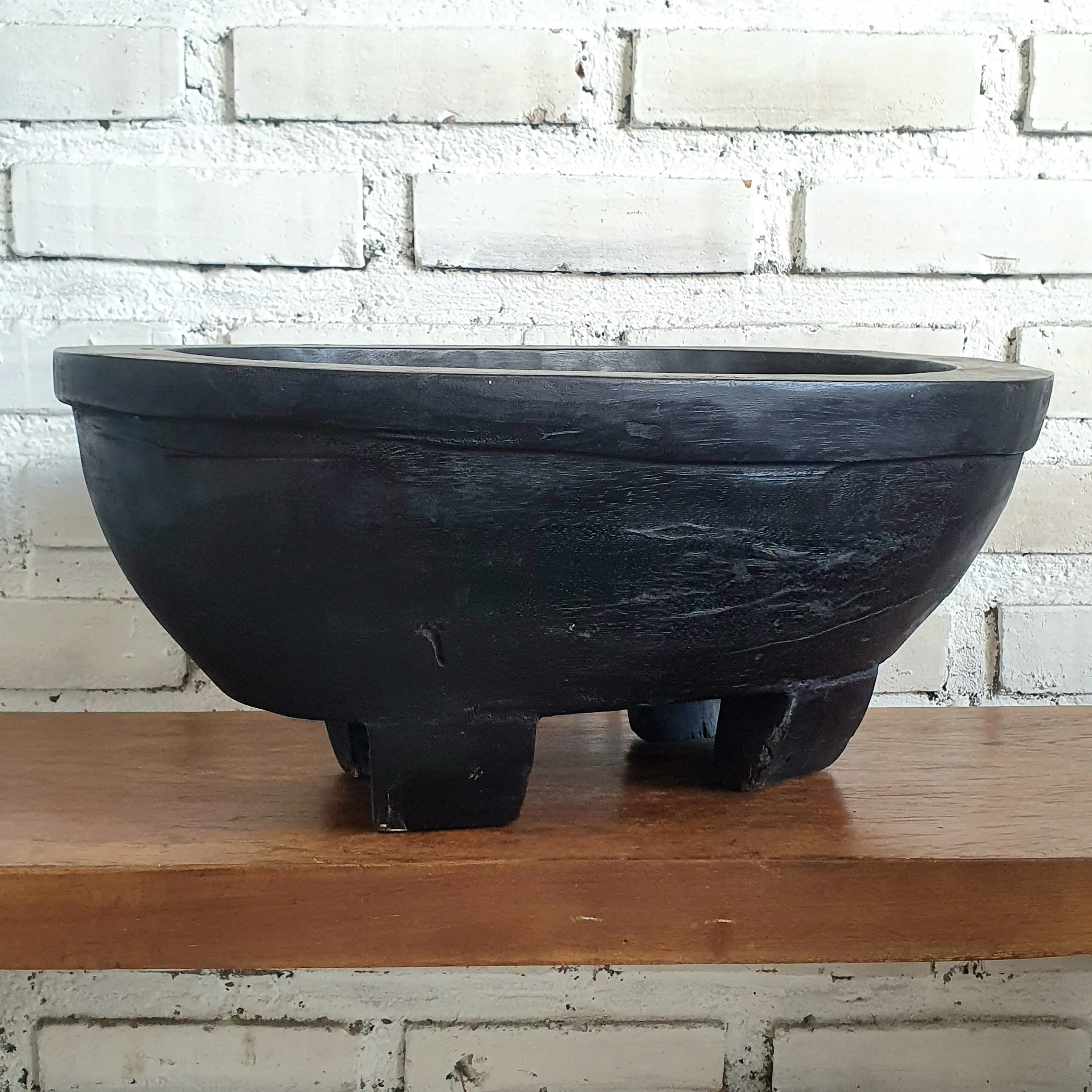 Black Wooden Tray