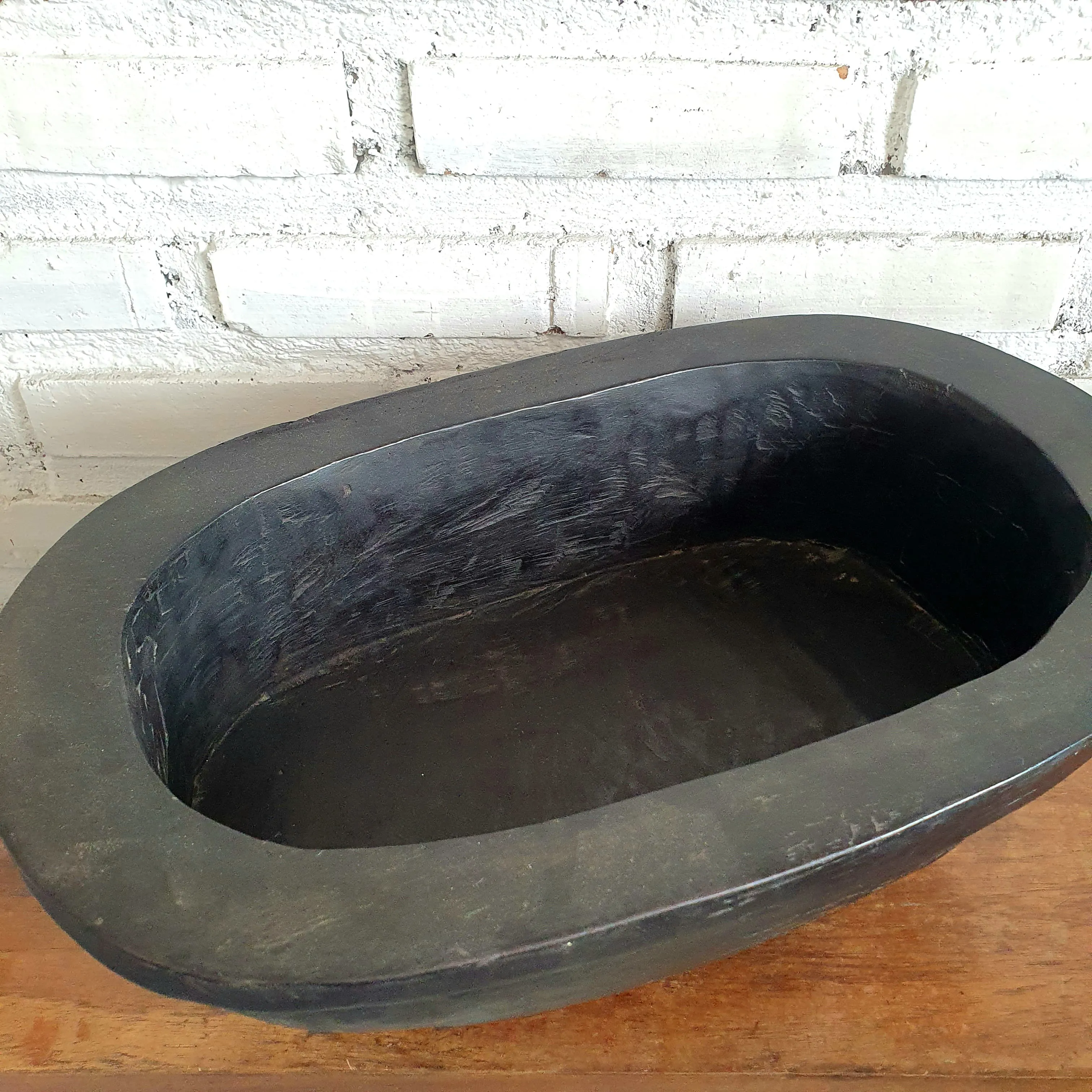 Black Wooden Tray