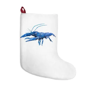 Blue Crawfish Christmas Stockings