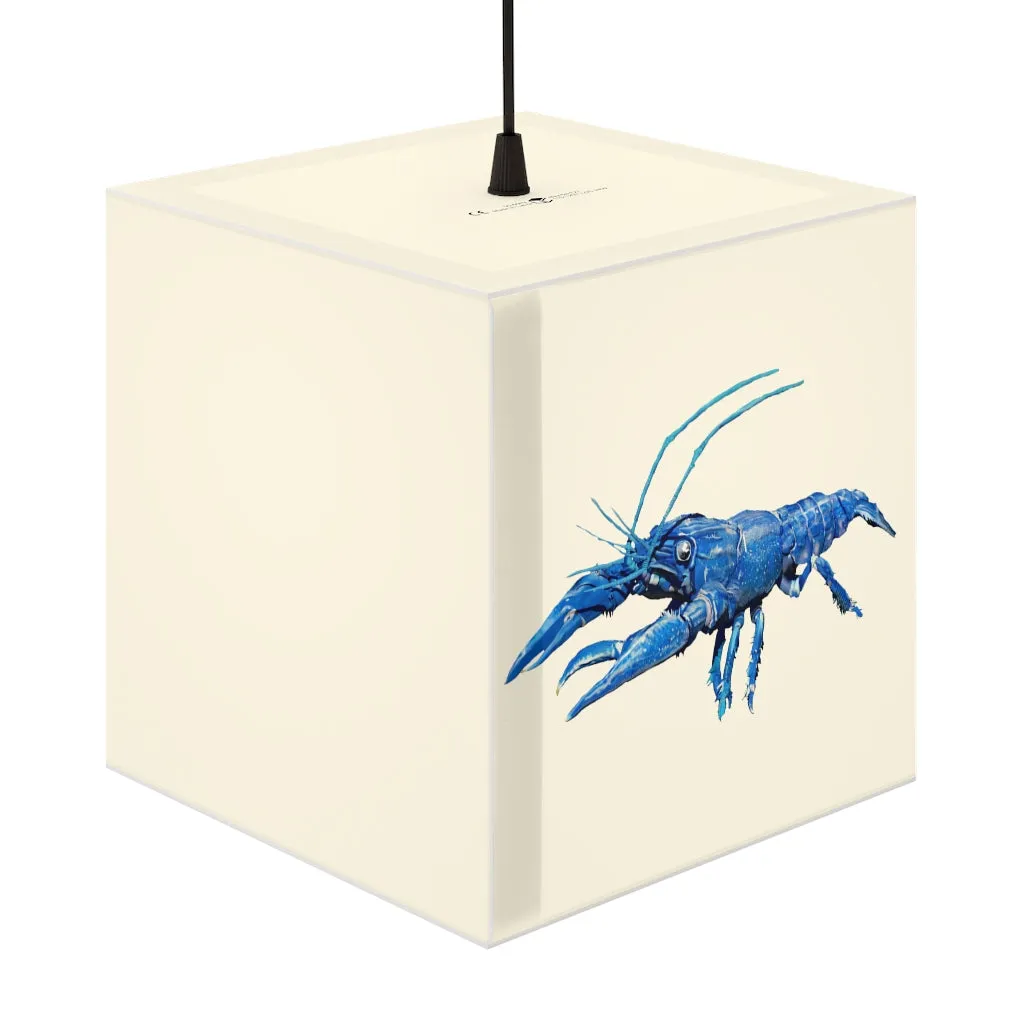 Blue Crawfish Personalized Lamp