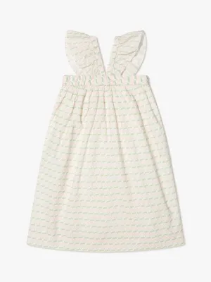 Bonpoint Girls Sleeveless Eleana Dress in Ivory