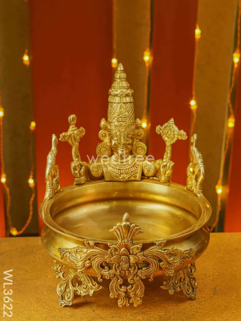 Brass - Tirupathi Balaji Urli - WL3622