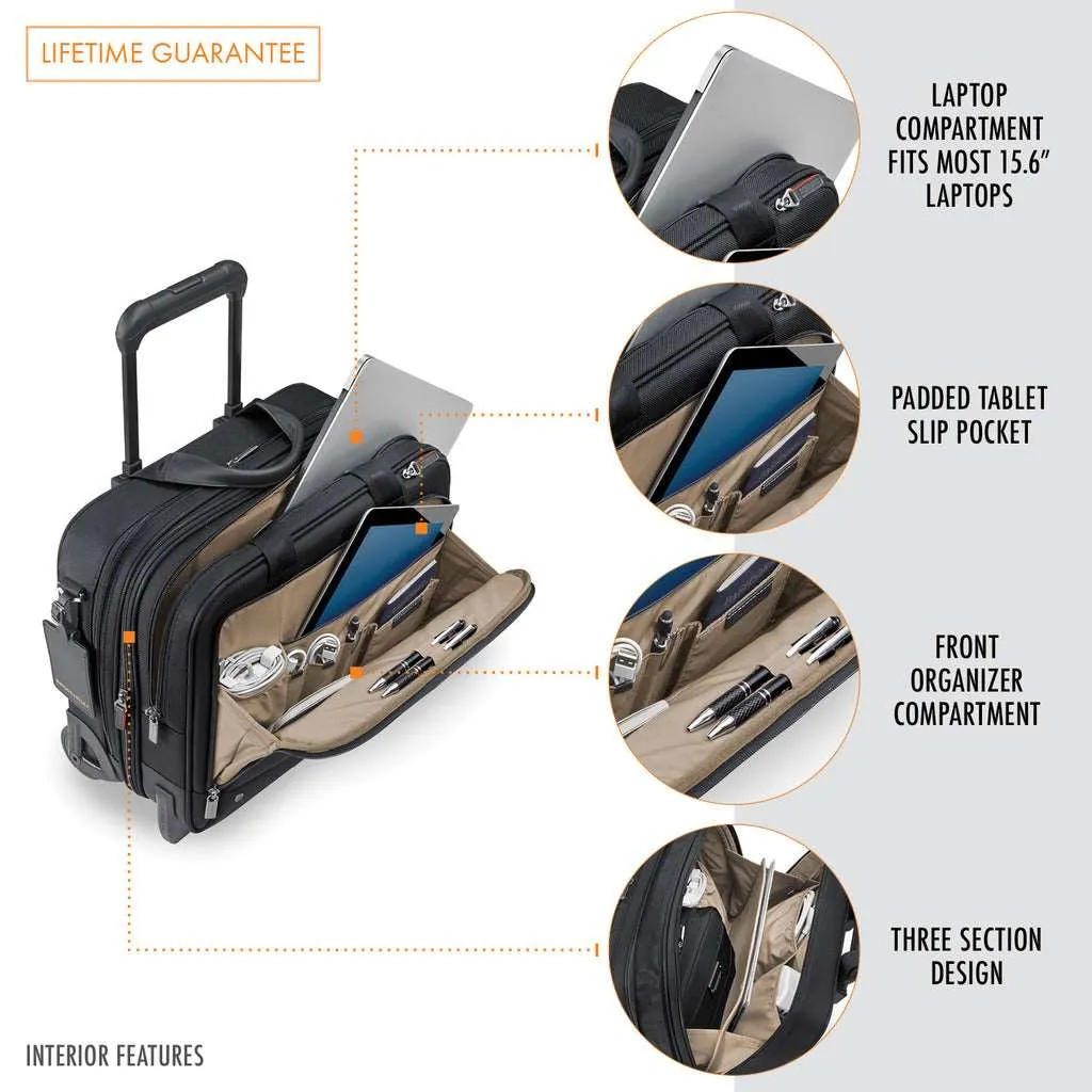 Briggs & Riley @Work Medium 2-Wheel Expandable Brief