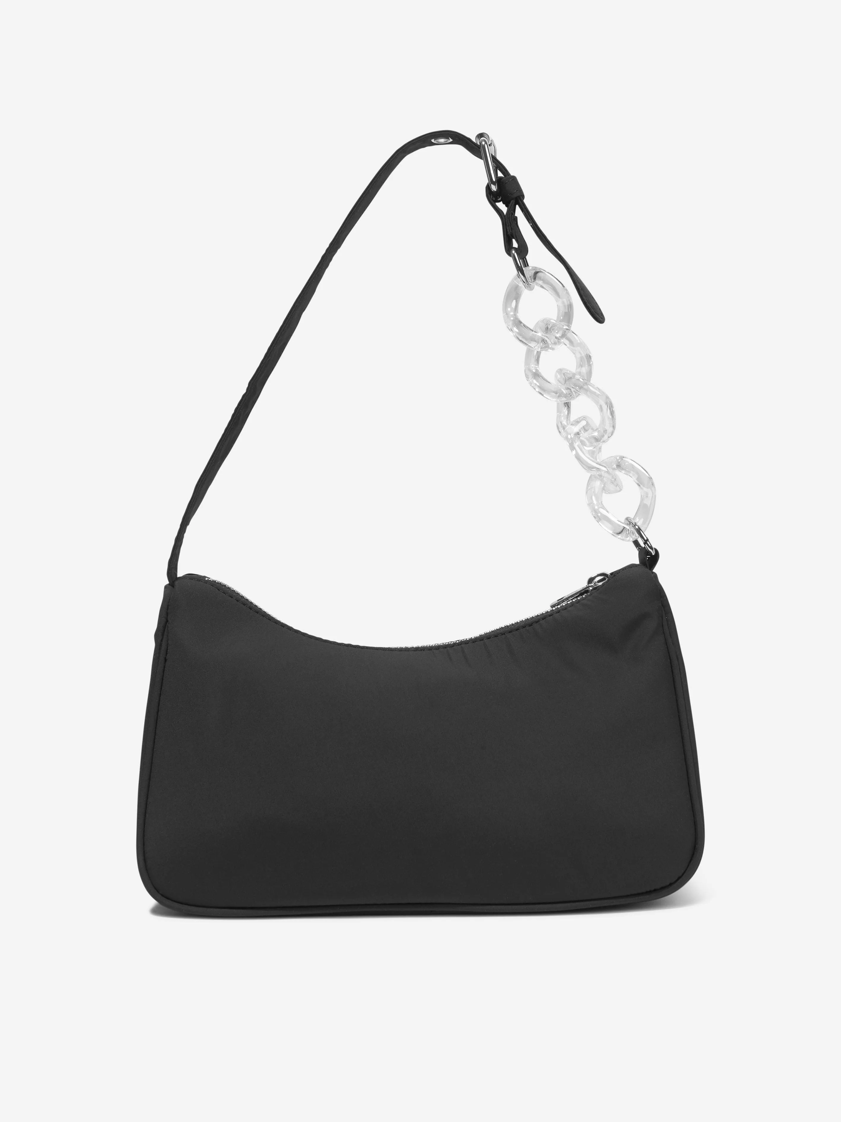 Calvin Klein Girls Chain Shoulder Bag in Black