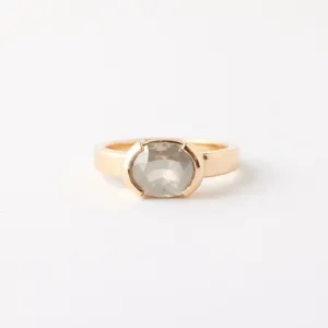 Cameron Ring - 2.37ct Grey Diamond