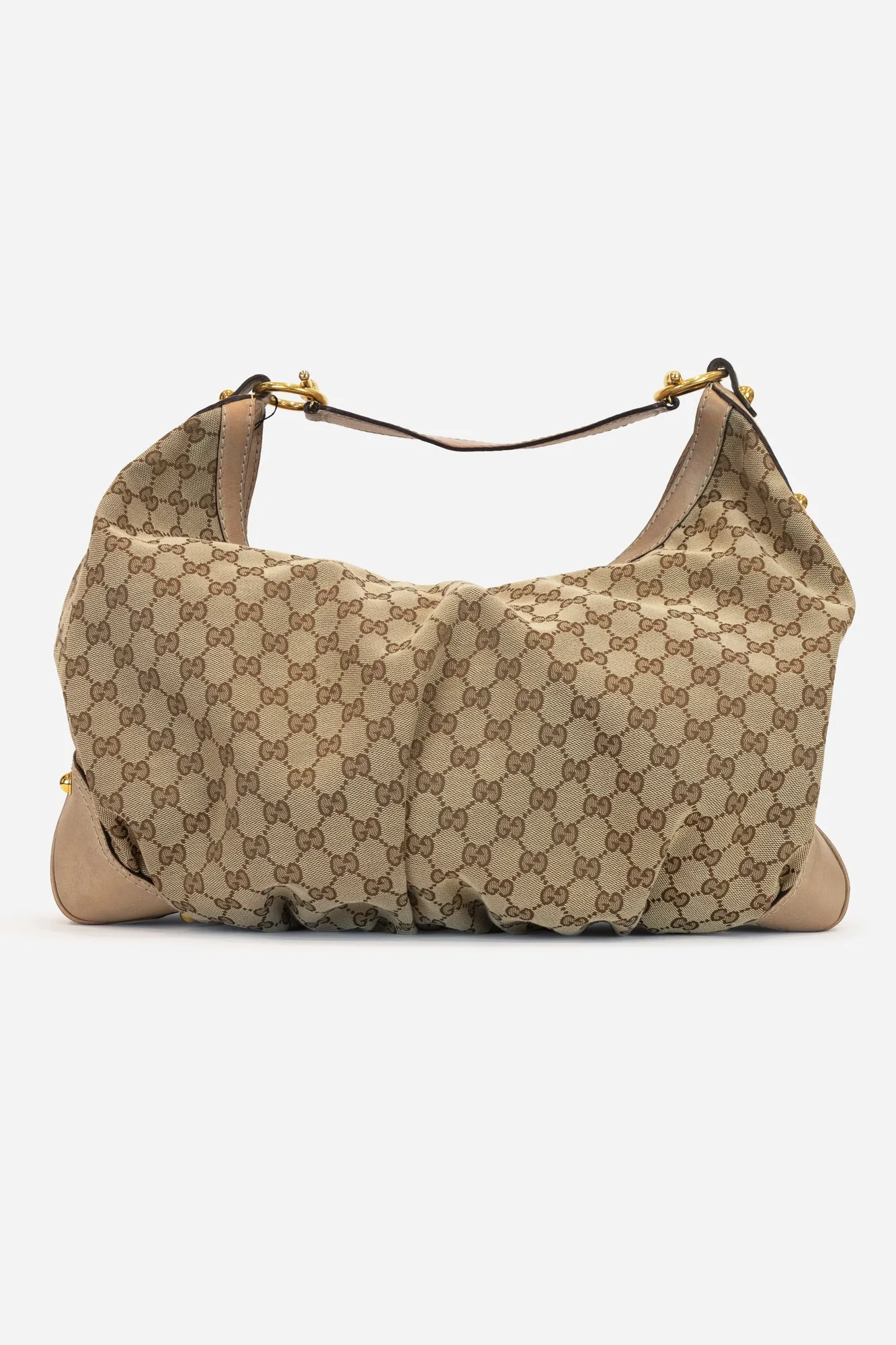 Canvas Monogram Jockey Hobo Bag Canvas