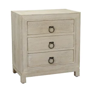 Cape 3 Drawer Nightstand