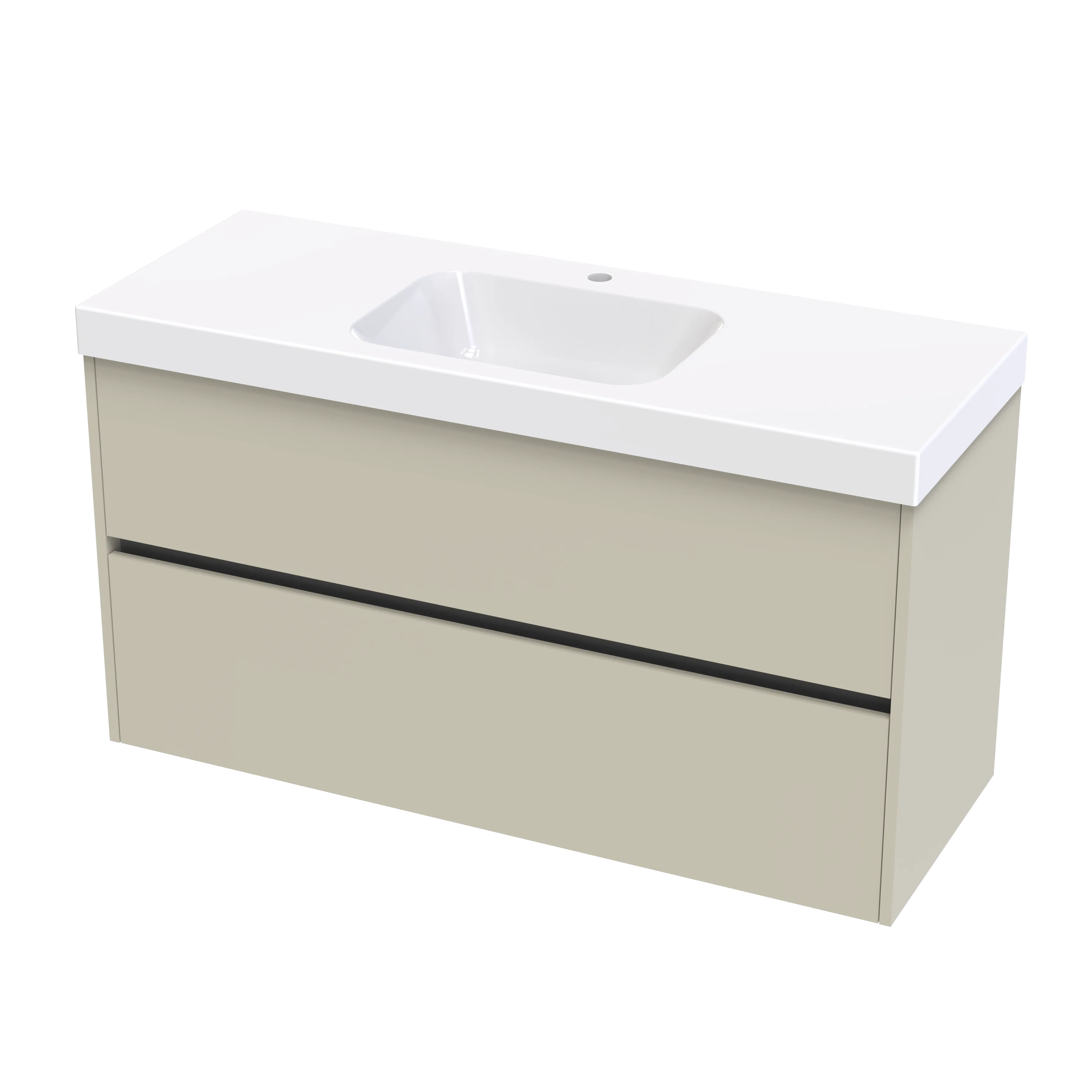 Cara Syrtari 1200 2 Drawer Wall Vanity