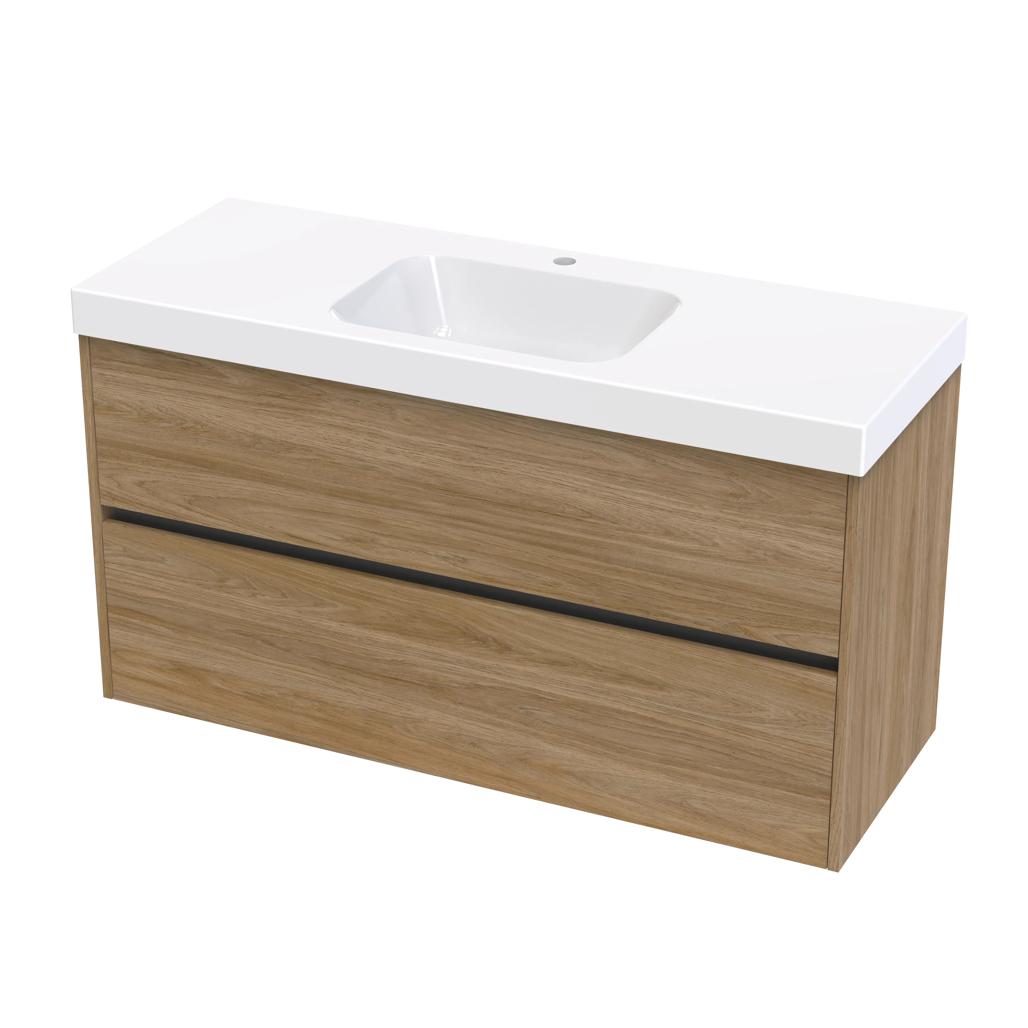 Cara Syrtari 1200 2 Drawer Wall Vanity