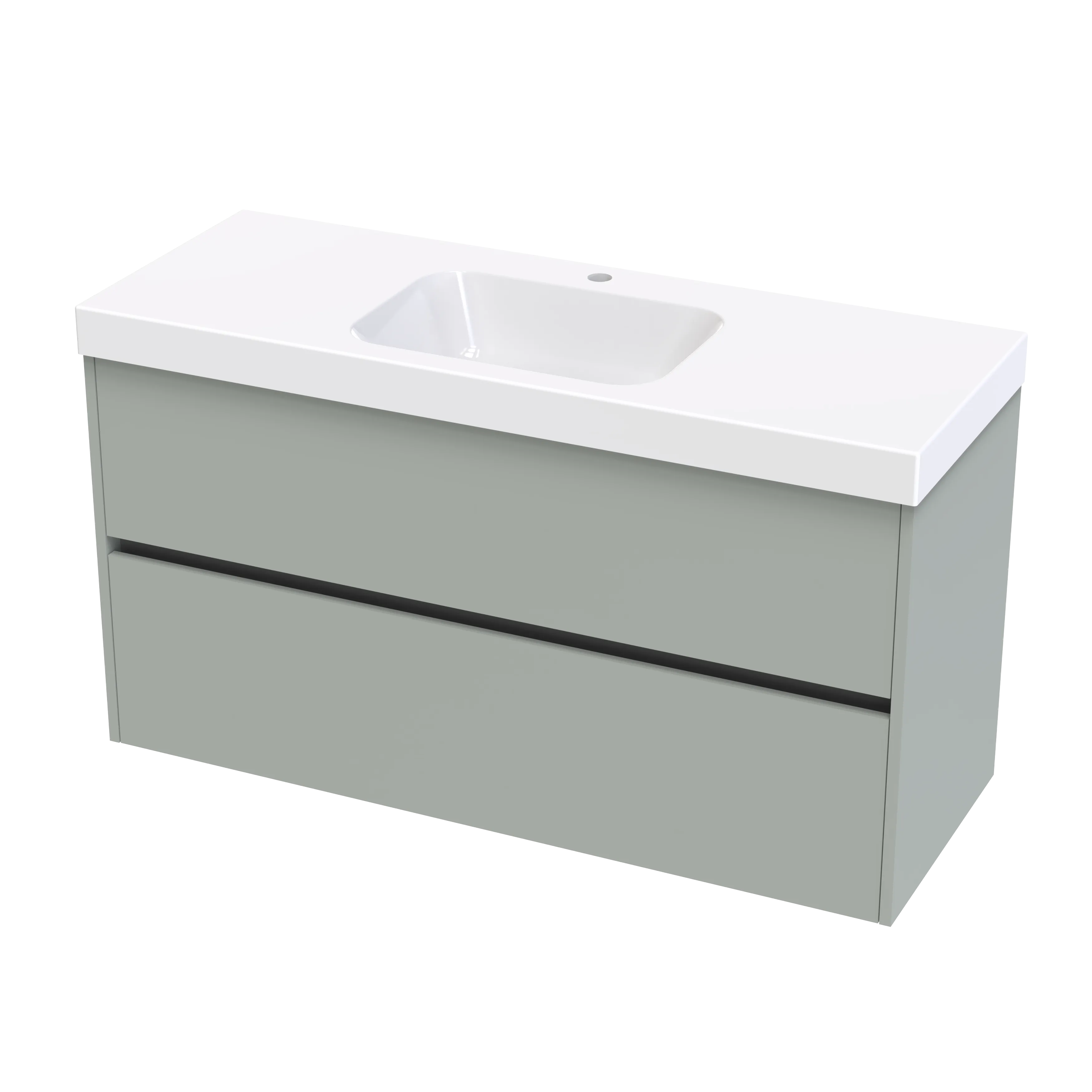 Cara Syrtari 1200 2 Drawer Wall Vanity