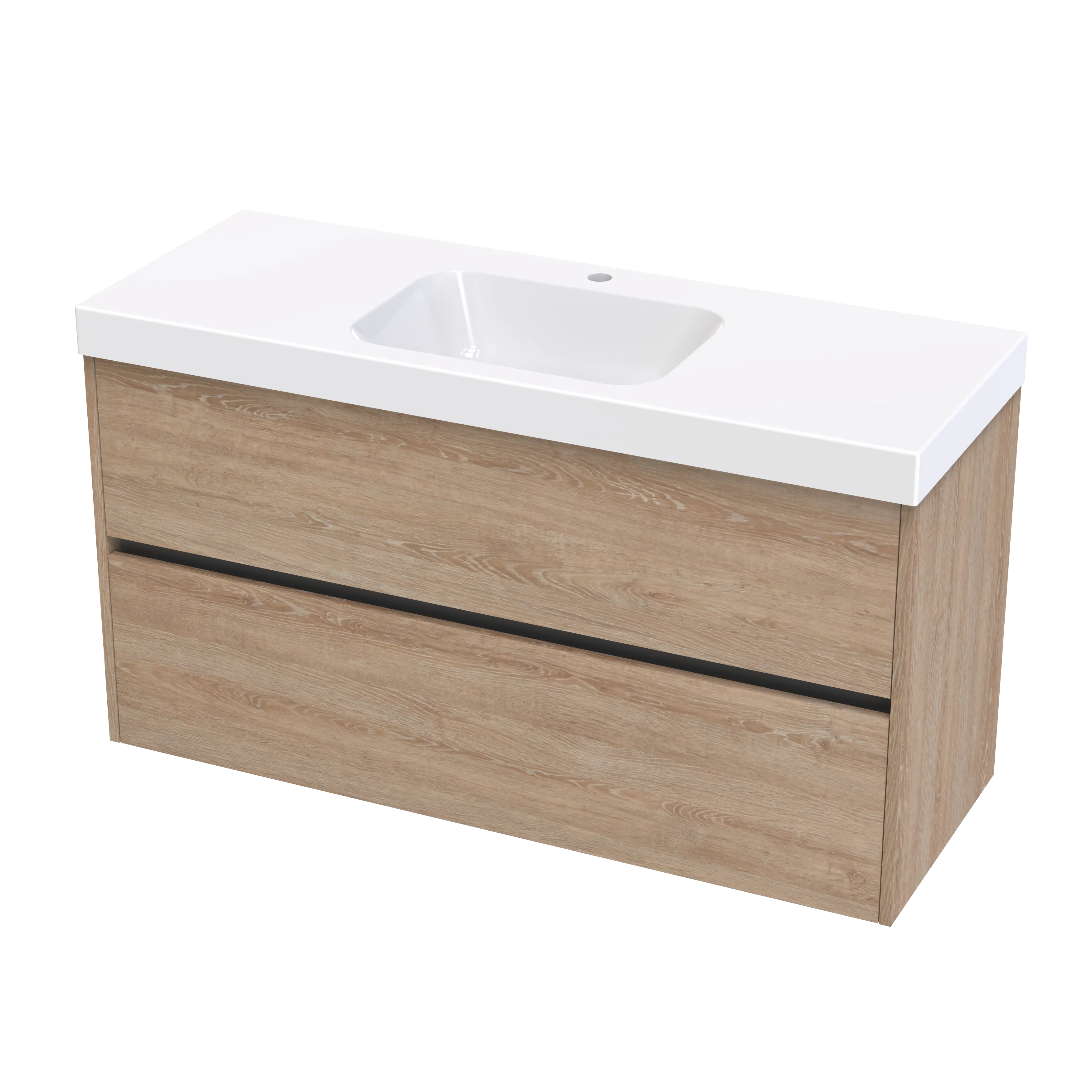 Cara Syrtari 1200 2 Drawer Wall Vanity