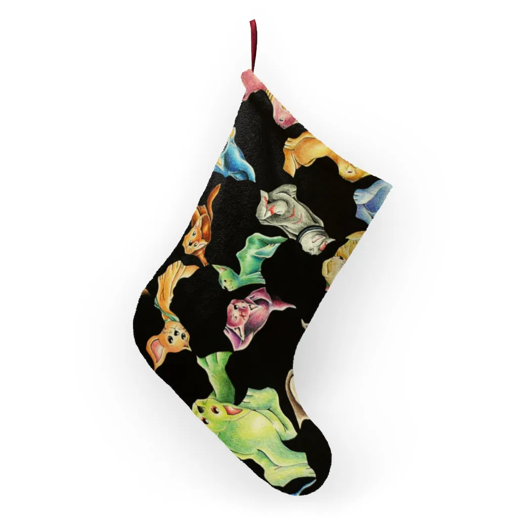 Cat Pattern Christmas Stockings