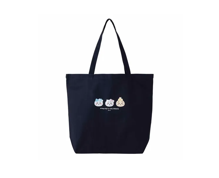 Chiikawa Large Tote Bag Black