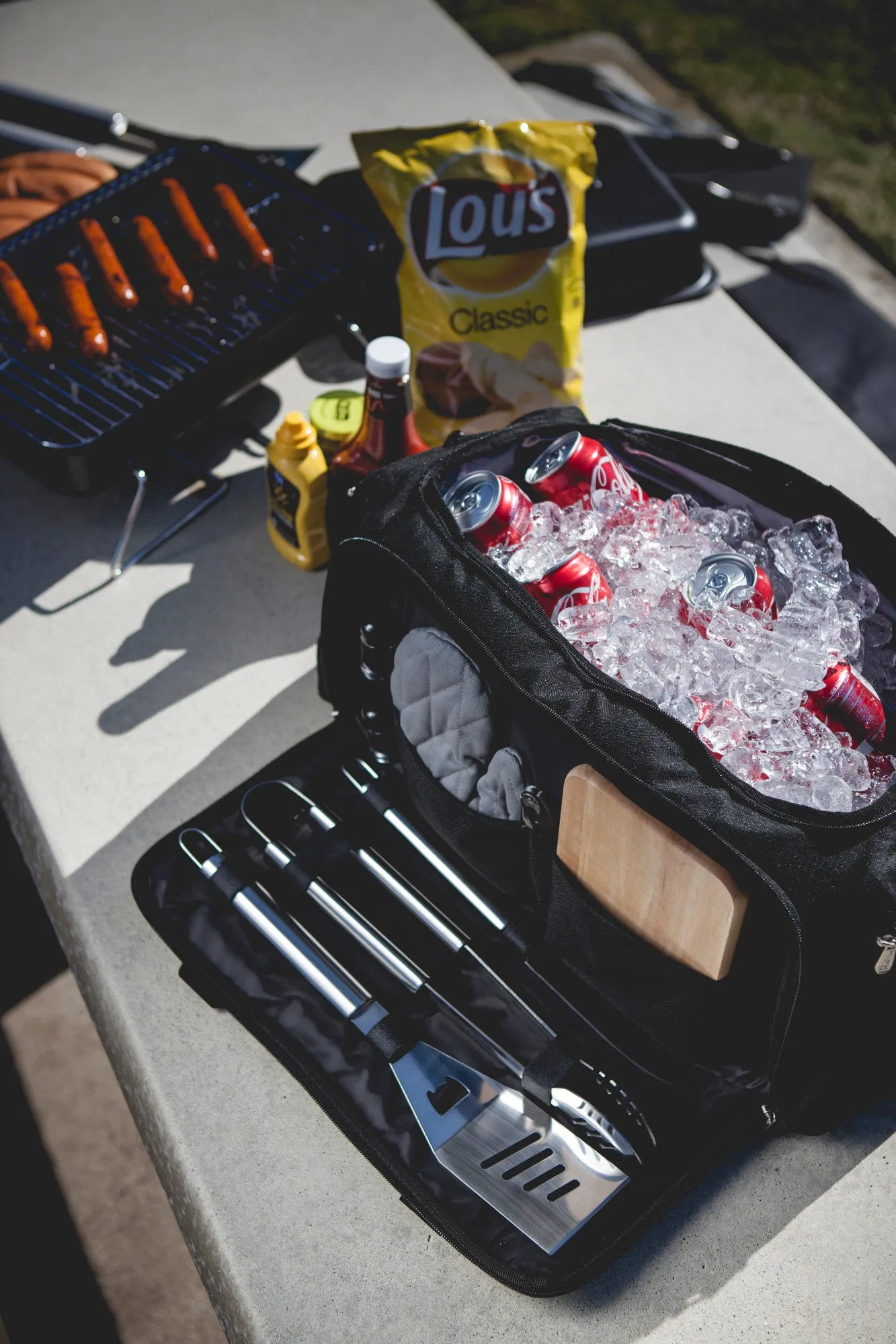 Colorado Rockies - BBQ Kit Grill Set & Cooler