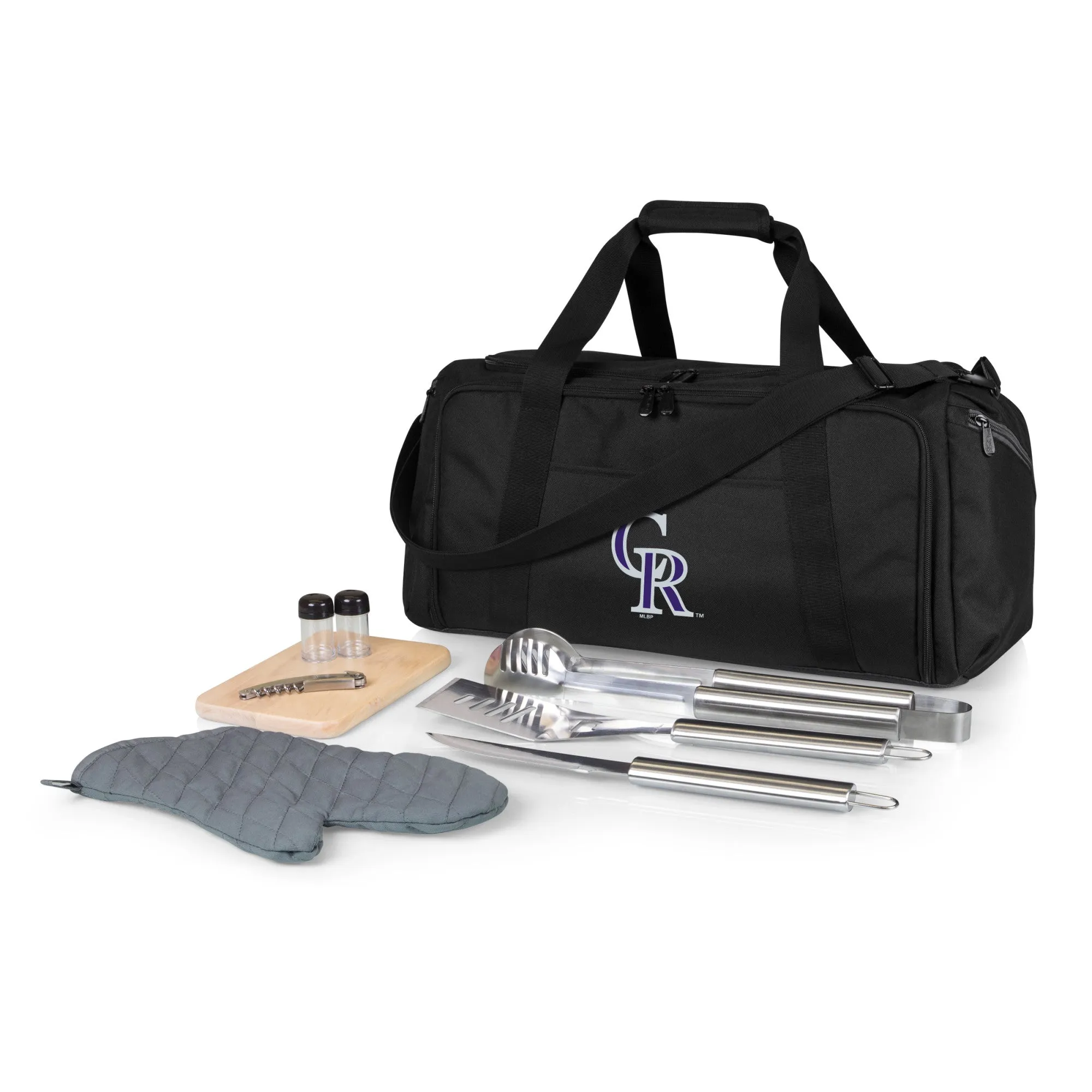 Colorado Rockies - BBQ Kit Grill Set & Cooler