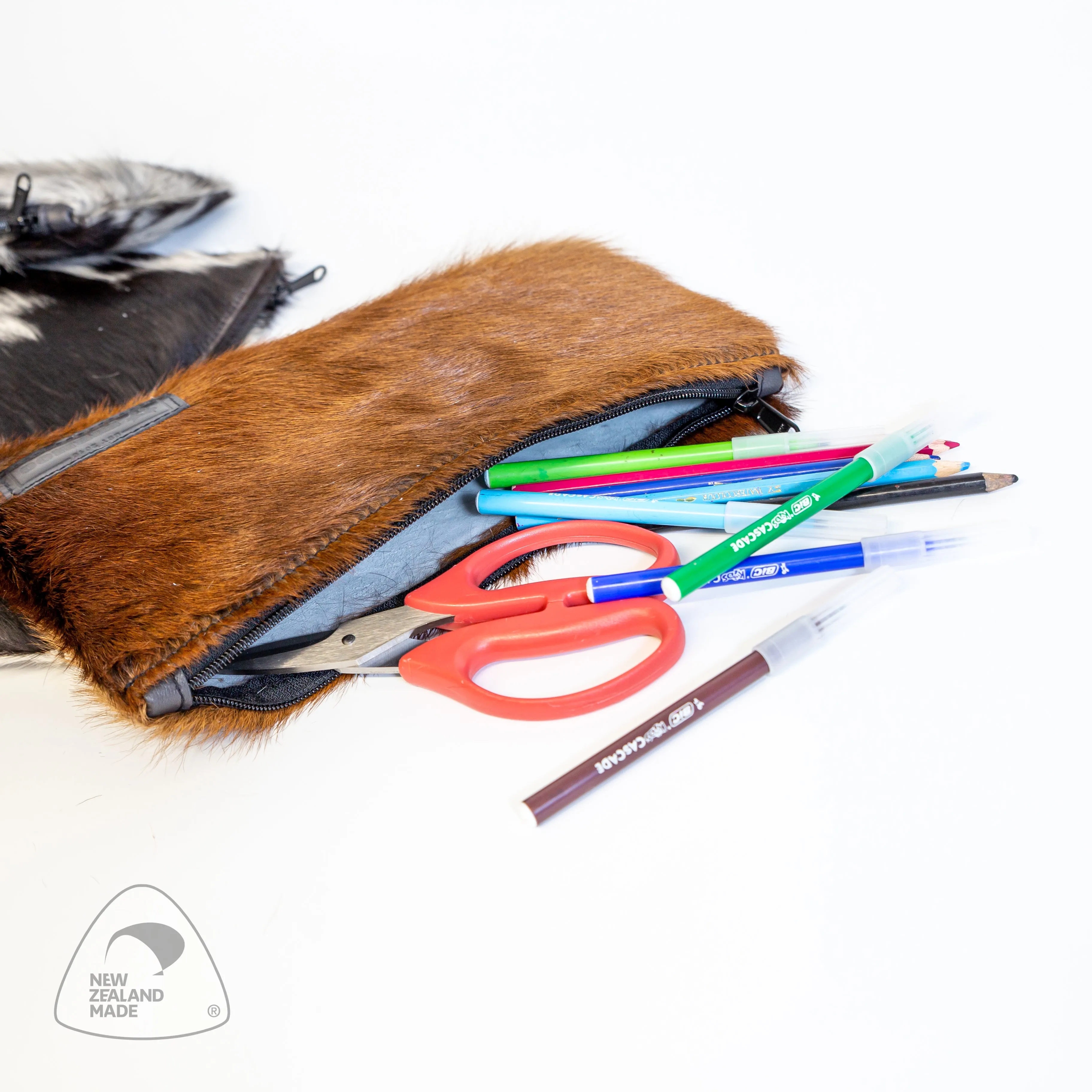 Cowhide Pencil case