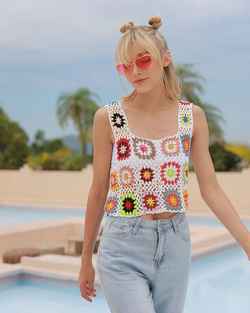 Crochet Radiant Daisy Top