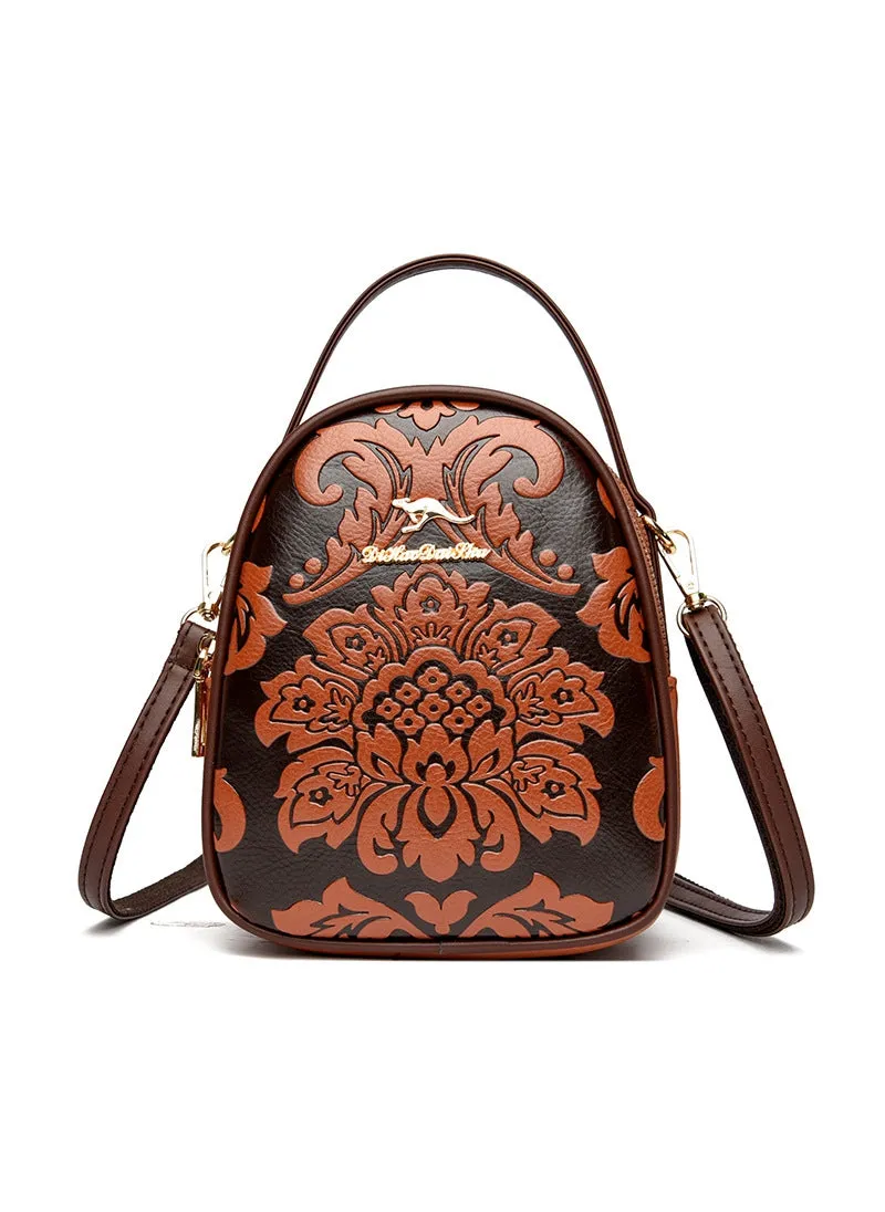 Crossbody Bag Embossed Handbag Shoulder Bag