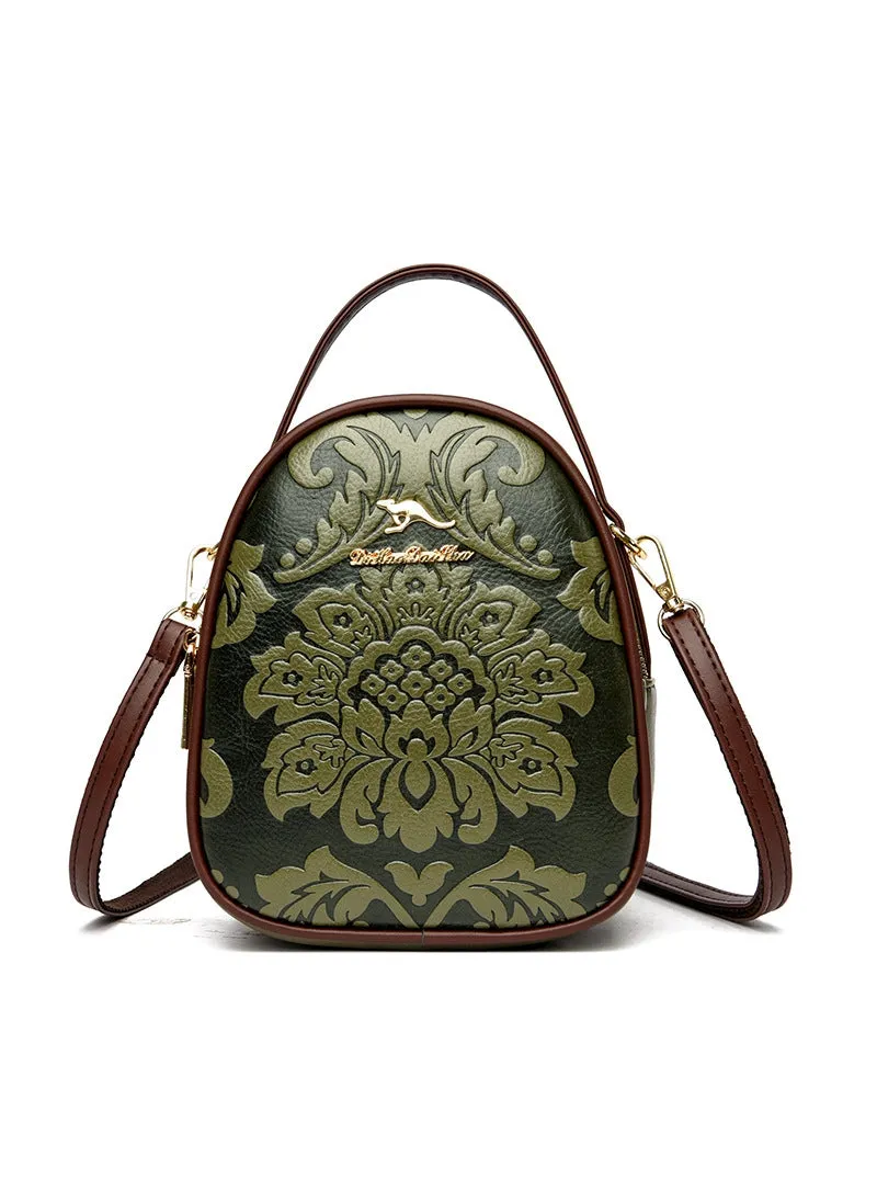 Crossbody Bag Embossed Handbag Shoulder Bag