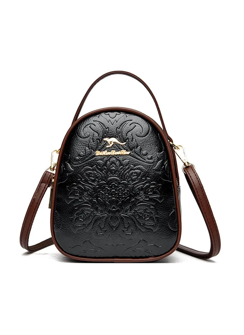 Crossbody Bag Embossed Handbag Shoulder Bag