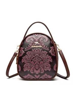 Crossbody Bag Embossed Handbag Shoulder Bag