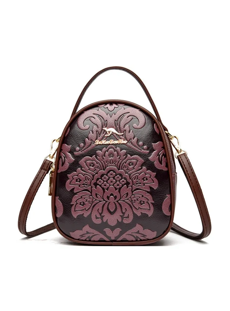 Crossbody Bag Embossed Handbag Shoulder Bag