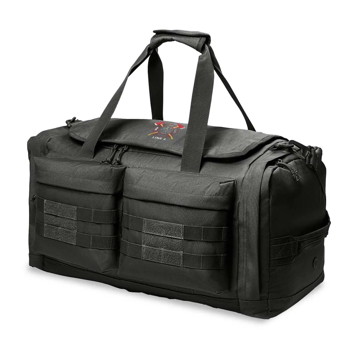 Customized Tactical Duffel Bag with Crossed Axes Embroidery