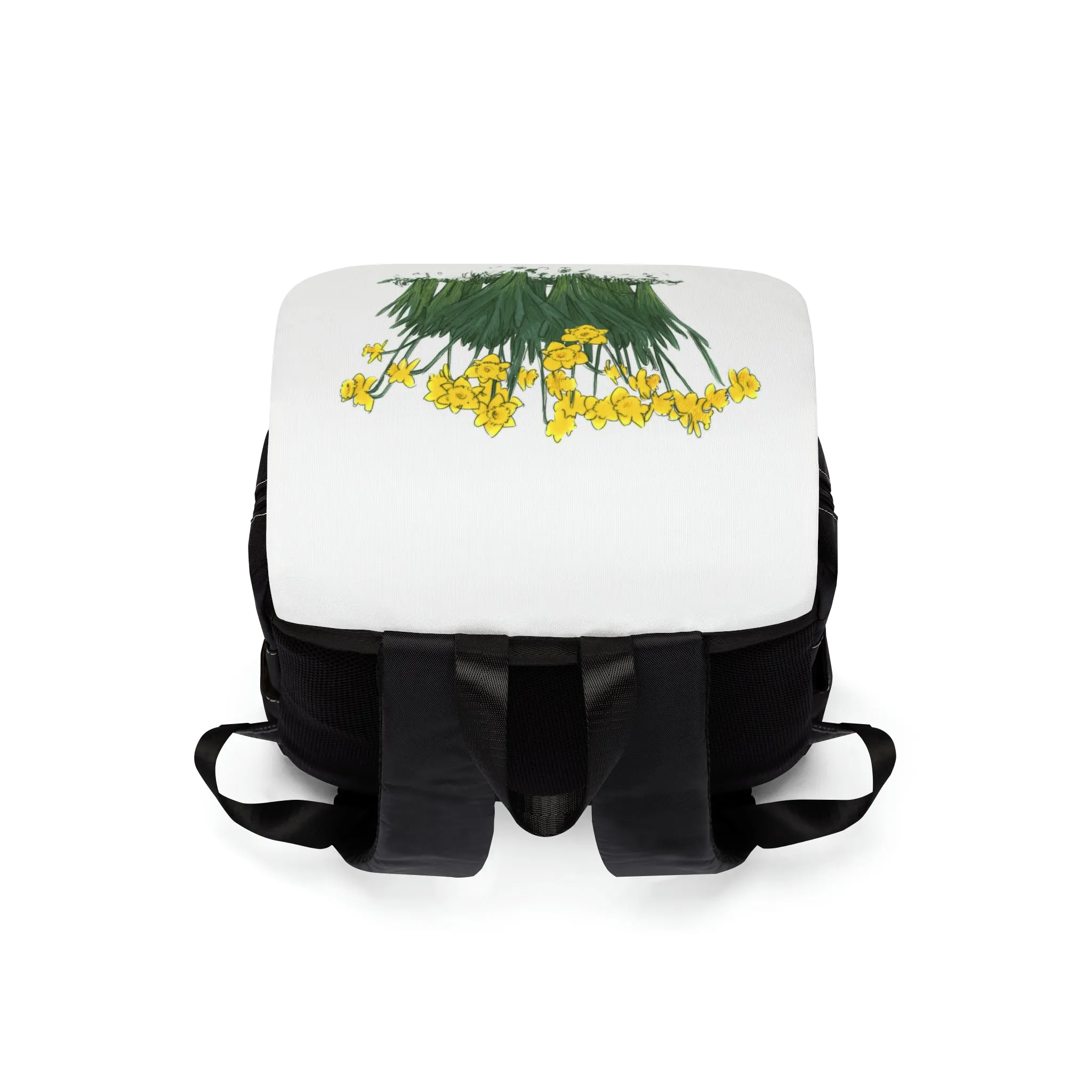 Daffodil Unisex Casual Shoulder Backpack Flower Lover Bag