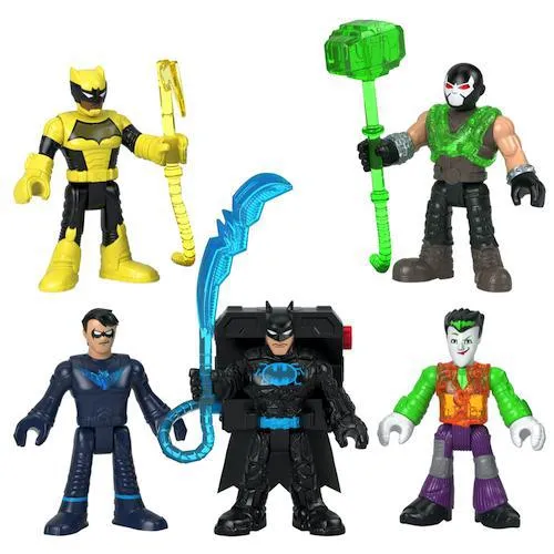 DC Super Friends Bat Tech Multi-Pack Imaginext Figures 2.5"