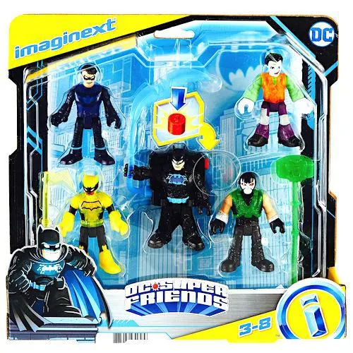 DC Super Friends Bat Tech Multi-Pack Imaginext Figures 2.5"