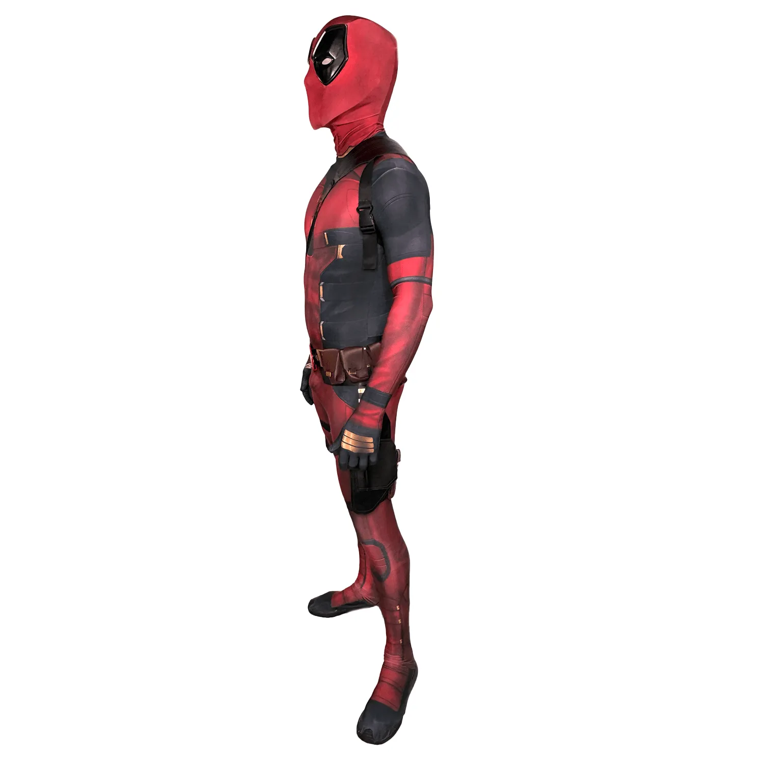 Deadpool Wade Wilson Inspired Cosplay Jumpsuit Adult Costume