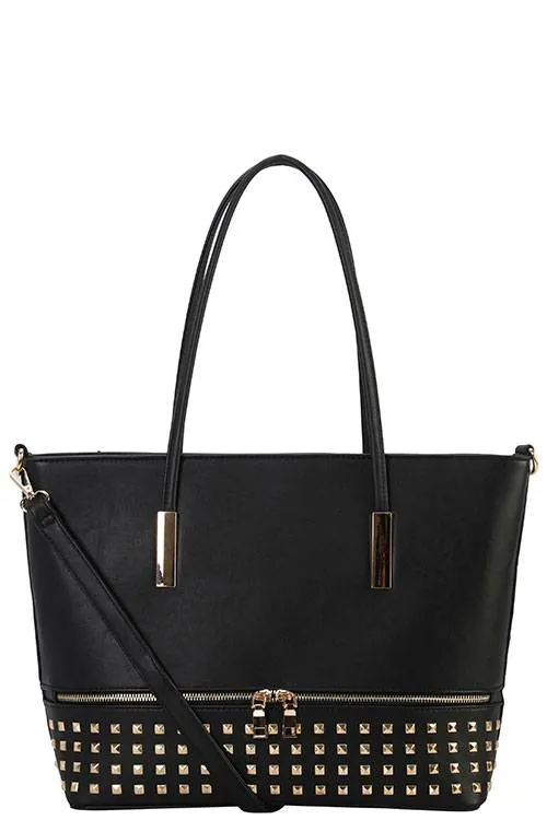 Designer Studded Tote Bag