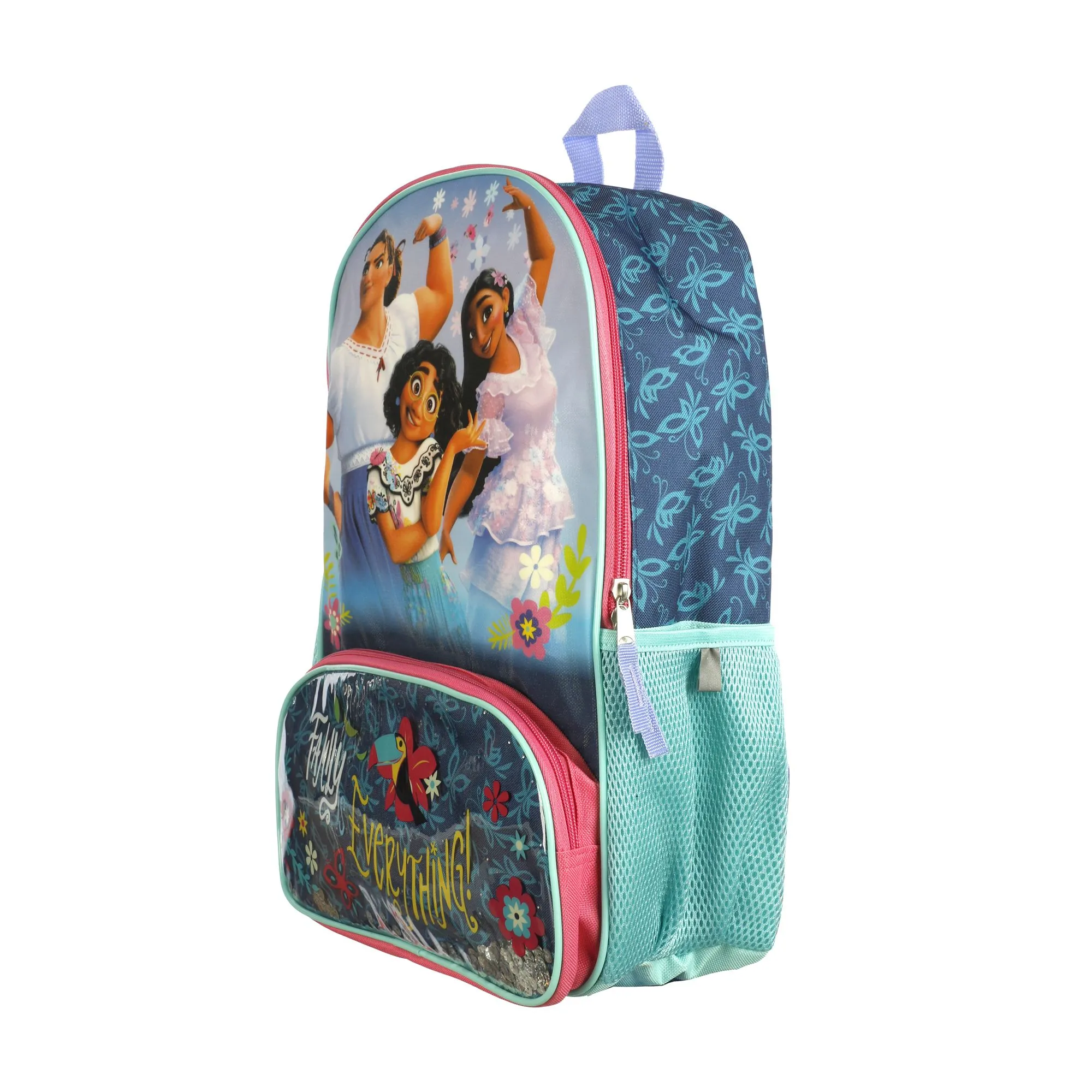 Disney Encanto 16" Kids Backpack Family Is Everything Luisa Mirabel And Isabella