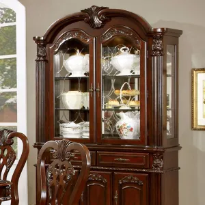 ELANA Brown Cherry Hutch & Buffet, Cherry