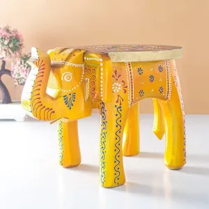 Ethnic Elephanta Showpiece - Yellow